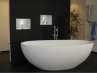 Badezimmer mit der freistehenden Badewanne Piemont Medio
