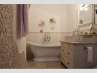 Badezimmer mit der freistehenden Nostalgie Badewanne Worcester