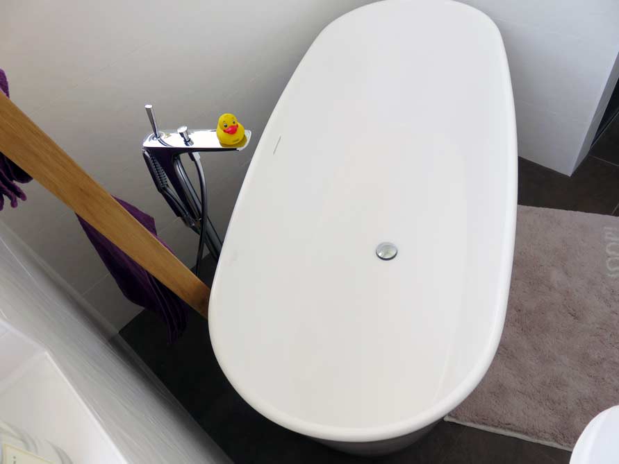 Badezimmer-Idee mit der freistehenden Badewanne Bellagio
