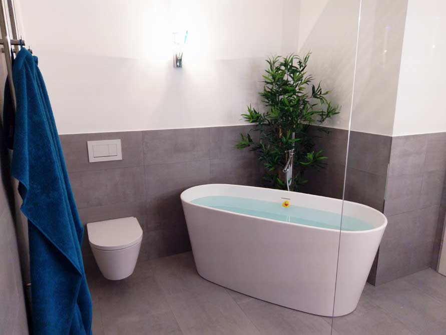 Badezimmer-Idee mit der freistehenden Badewanne Bellagio