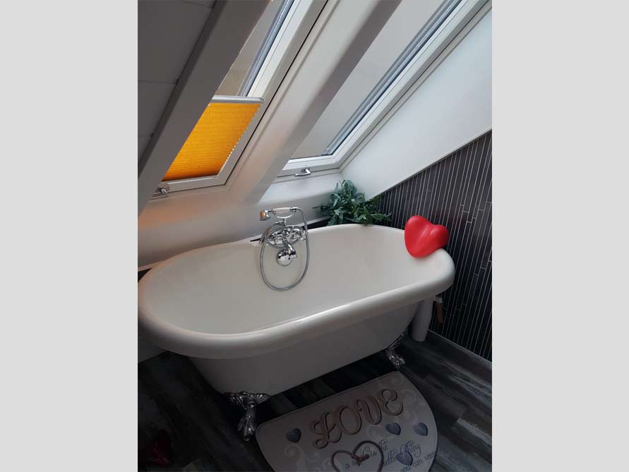 Badezimmer-Idee mit der freistehenden Badewanne Carlton 149