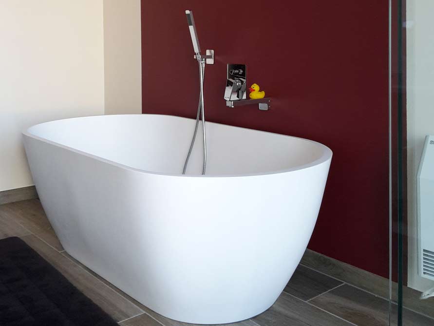Badezimmer Idee mit der freistehenden Badewanne Montecristo