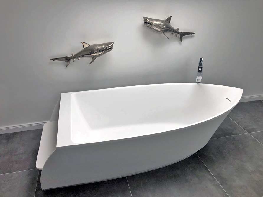 Badezimmer-Idee mit der freistehenden Badewanne Portofino